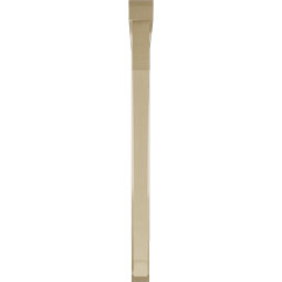 Ekena Millwork - BKTUR0352X48X48IMP06RCPR - Timberthane Faux Wood Imperial Style Bracket w/ Offset Brace, Slat Ends, 3 1/2"W x 48"D x 48"H, Primed Tan