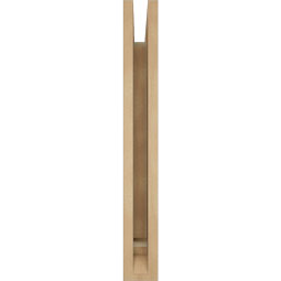 Ekena Millwork - BKTUR035X16X28LEC01RCPR - Timberthane Faux Wood Legacy Style Bracket, Traditional Ends, 3 1/2"W x 16"D x 28"H, Primed Tan