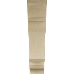 Ekena Millwork - BKTURLEC00 - Timberthane Rough Cedar Faux Wood Legacy Traditional Bracket