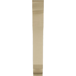 Ekena Millwork - BKTUR035X18X26LEC01RCPR - Timberthane Faux Wood Legacy Style Bracket, Traditional Ends, 3 1/2"W x 18"D x 26"H, Primed Tan