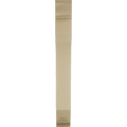 Ekena Millwork - BKTUR035X18X30LEC01RCPR - Timberthane Faux Wood Legacy Style Bracket, Traditional Ends, 3 1/2"W x 18"D x 30"H, Primed Tan