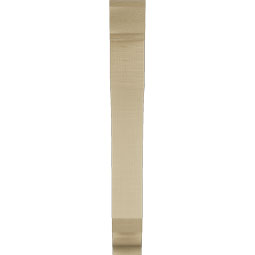 Ekena Millwork - BKTUR035X20X28LEC01RCPR - Timberthane Faux Wood Legacy Style Bracket, Traditional Ends, 3 1/2"W x 20"D x 28"H, Primed Tan
