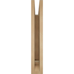 Ekena Millwork - BKTUR035X22X22LEC01RCPR - Timberthane Faux Wood Legacy Style Bracket, Traditional Ends, 3 1/2"W x 22"D x 22"H, Primed Tan