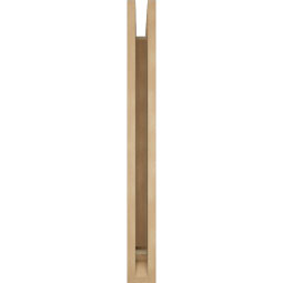 Ekena Millwork - BKTUR035X22X34LEC01RCPR - Timberthane Faux Wood Legacy Style Bracket, Traditional Ends, 3 1/2"W x 22"D x 34"H, Primed Tan