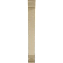 Ekena Millwork - BKTUR035X24X32LEC01RCPR - Timberthane Faux Wood Legacy Style Bracket, Traditional Ends, 3 1/2"W x 24"D x 32"H, Primed Tan