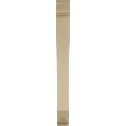 Ekena Millwork - BKTUR035X24X36LEC01RCPR - Timberthane Faux Wood Legacy Style Bracket, Traditional Ends, 3 1/2"W x 24"D x 36"H, Primed Tan