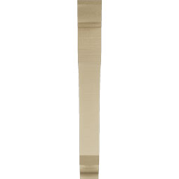 Ekena Millwork - BKTUR035X26X30LEC01RCPR - Timberthane Faux Wood Legacy Style Bracket, Traditional Ends, 3 1/2"W x 26"D x 30"H, Primed Tan
