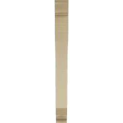Ekena Millwork - BKTUR035X28X36LEC01RCPR - Timberthane Faux Wood Legacy Style Bracket, Traditional Ends, 3 1/2"W x 28"D x 36"H, Primed Tan