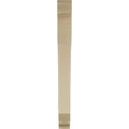 Ekena Millwork - BKTUR035X30X36LEC01RCPR - Timberthane Faux Wood Legacy Style Bracket, Traditional Ends, 3 1/2"W x 30"D x 36"H, Primed Tan