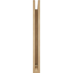 Ekena Millwork - BKTUR035X30X36LEC01RCPR - Timberthane Faux Wood Legacy Style Bracket, Traditional Ends, 3 1/2"W x 30"D x 36"H, Primed Tan