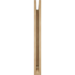 Ekena Millwork - BKTUR035X32X36LEC01RCPR - Timberthane Faux Wood Legacy Style Bracket, Traditional Ends, 3 1/2"W x 32"D x 36"H, Primed Tan