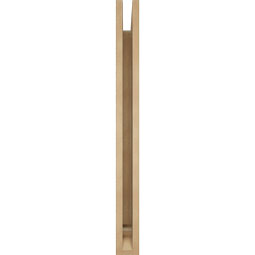 Ekena Millwork - BKTUR035X32X38LEC01RCPR - Timberthane Faux Wood Legacy Style Bracket, Traditional Ends, 3 1/2"W x 32"D x 38"H, Primed Tan
