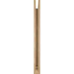 Ekena Millwork - BKTUR035X32X40LEC01RCPR - Timberthane Faux Wood Legacy Style Bracket, Traditional Ends, 3 1/2"W x 32"D x 40"H, Primed Tan