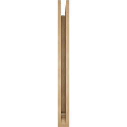 Ekena Millwork - BKTUR035X34X38LEC01RCPR - Timberthane Faux Wood Legacy Style Bracket, Traditional Ends, 3 1/2"W x 34"D x 38"H, Primed Tan