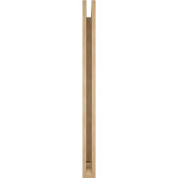 Ekena Millwork - BKTUR035X36X48LEC01RCPR - Timberthane Faux Wood Legacy Style Bracket, Traditional Ends, 3 1/2"W x 36"D x 48"H, Primed Tan