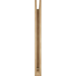 Ekena Millwork - BKTUR035X40X40LEC01RCPR - Timberthane Faux Wood Legacy Style Bracket, Traditional Ends, 3 1/2"W x 40"D x 40"H, Primed Tan