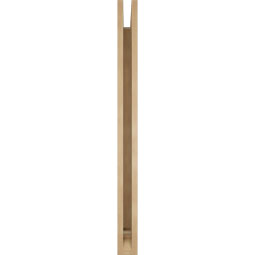 Ekena Millwork - BKTUR035X40X44LEC01RCPR - Timberthane Faux Wood Legacy Style Bracket, Traditional Ends, 3 1/2"W x 40"D x 44"H, Primed Tan
