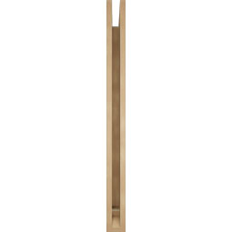 Ekena Millwork - BKTUR035X42X42LEC01RCPR - Timberthane Faux Wood Legacy Style Bracket, Traditional Ends, 3 1/2"W x 42"D x 42"H, Primed Tan