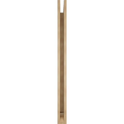 Ekena Millwork - BKTUR035X48X48LEC01RCPR - Timberthane Faux Wood Legacy Style Bracket, Traditional Ends, 3 1/2"W x 48"D x 48"H, Primed Tan