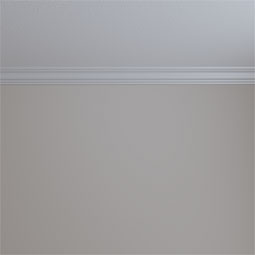Ekena Millwork - MLD02X01X03CL - Endurathane Classic Crown Moulding, 2 1/4"H x 2 1/4"P x 3 1/8"F x 94 1/2"L, Factory Primed