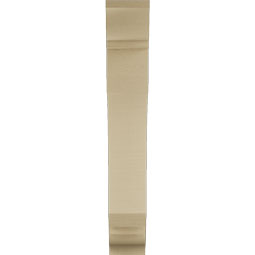Ekena Millwork - BKTUR055X24X36LEC01RCPR - Timberthane Faux Wood Legacy Style Bracket, Traditional Ends, 5 1/2"W x 24"D x 36"H, Primed Tan