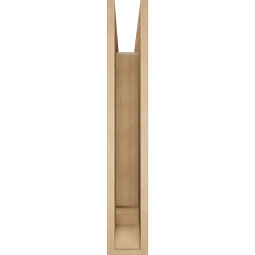 Ekena Millwork - BKTUR055X30X34LEC01RCPR - Timberthane Faux Wood Legacy Style Bracket, Traditional Ends, 5 1/2"W x 30"D x 34"H, Primed Tan