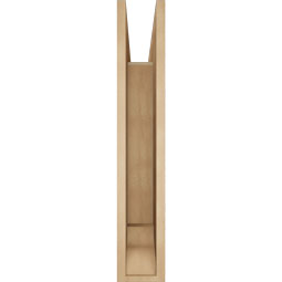 Ekena Millwork - BKTUR055X32X32LEC01RCPR - Timberthane Faux Wood Legacy Style Bracket, Traditional Ends, 5 1/2"W x 32"D x 32"H, Primed Tan