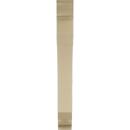 Ekena Millwork - BKTUR055X36X48LEC01RCPR - Timberthane Faux Wood Legacy Style Bracket, Traditional Ends, 5 1/2"W x 36"D x 48"H, Primed Tan