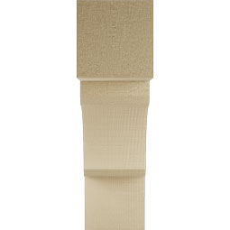 Ekena Millwork - BKTURLEC44 - Timberthane Rough Cedar Faux Wood Legacy Block Bracket