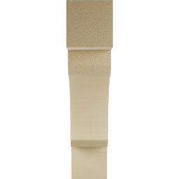 Ekena Millwork - BKTURLEC44 - Timberthane Rough Cedar Faux Wood Legacy Block Bracket