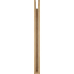 Ekena Millwork - BKTUR035X36X40LEC05RCPR - Timberthane Faux Wood Legacy Style Bracket, Block Ends, 3 1/2"W x 36"D x 40"H, Primed Tan