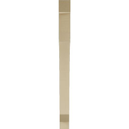 Ekena Millwork - BKTUR035X36X44LEC05RCPR - Timberthane Faux Wood Legacy Style Bracket, Block Ends, 3 1/2"W x 36"D x 44"H, Primed Tan
