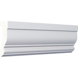 Ekena Millwork - PML03X01CL - Endurathane Classic Panel Moulding, 2 1/2"H x 7/8"P x 94 1/2"L, Factory Primed
