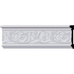 Ekena Millwork - PML06X01KI - Endurathane Kinsley Panel Moulding, 6"H x 1 1/8"P x 94 1/2"L, Factory Primed