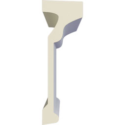 Ekena Millwork - PML06X02PN-1 - Endurathane Panel Moulding, 6 1/8"H x 2"P x 94 1/2"L, Factory Primed