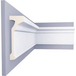 Ekena Millwork - PML06X02PN-1 - Endurathane Panel Moulding, 6 1/8"H x 2"P x 94 1/2"L, Factory Primed