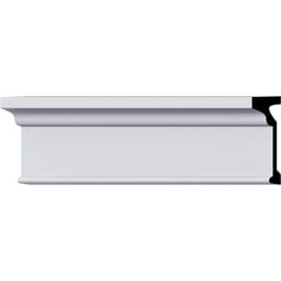 Ekena Millwork - PML06X02PN-1 - Endurathane Panel Moulding, 6 1/8"H x 2"P x 94 1/2"L, Factory Primed