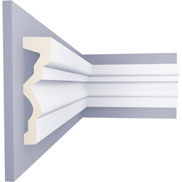 Ekena Millwork - PML06X02PN-2 - Endurathane Panel Moulding, 6"H x 1 5/8"P x 94 1/2"L, Factory Primed