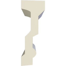 Ekena Millwork - PML06X02PN-3 - Endurathane Panel Moulding, 5 1/2"H x 2"P x 94 1/2"L, Factory Primed