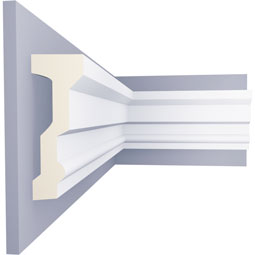Ekena Millwork - PML06X02PN-3 - Endurathane Panel Moulding, 5 1/2"H x 2"P x 94 1/2"L, Factory Primed