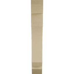 Ekena Millwork - BKTUR035X16X24LEC06RCPR - Timberthane Faux Wood Legacy Style Bracket, Slat Ends, 3 1/2"W x 16"D x 24"H, Primed Tan