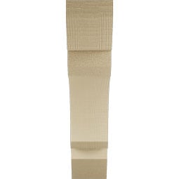 Ekena Millwork - BKTURLEC22 - Timberthane Rough Cedar Faux Wood Legacy Slat Bracket