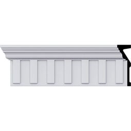 Ekena Millwork - PML09X03DE - Endurathane Dentil Panel Moulding, 9 3/8"H x 3 1/8"P x 94 1/2"L, Factory Primed