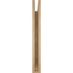 Ekena Millwork - BKTUR035X30X30LEC06RCPR - Timberthane Faux Wood Legacy Style Bracket, Slat Ends, 3 1/2"W x 30"D x 30"H, Primed Tan