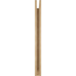 Ekena Millwork - BKTUR035X30X42LEC06RCPR - Timberthane Faux Wood Legacy Style Bracket, Slat Ends, 3 1/2"W x 30"D x 42"H, Primed Tan