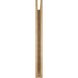 Ekena Millwork - BKTUR035X38X38LEC06RCPR - Timberthane Faux Wood Legacy Style Bracket, Slat Ends, 3 1/2"W x 38"D x 38"H, Primed Tan