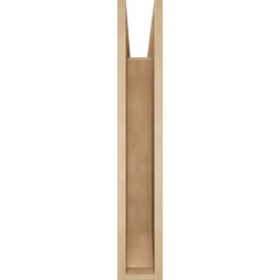 Ekena Millwork - BKTUR055X30X34LEC06RCPR - Timberthane Faux Wood Legacy Style Bracket, Slat Ends, 5 1/2"W x 30"D x 34"H, Primed Tan
