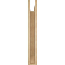 Ekena Millwork - BKTUR055X36X42LEC06RCPR - Timberthane Faux Wood Legacy Style Bracket, Slat Ends, 5 1/2"W x 36"D x 42"H, Primed Tan