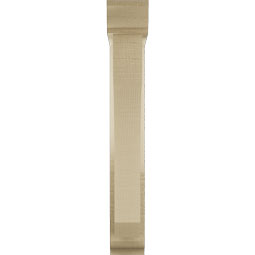 Ekena Millwork - BKTUR0352X16X24LEC01RCPR - Timberthane Faux Wood Legacy Style Bracket w/ Offset Brace, Traditional Ends, 3 1/2"W x 16"D x 24"H, Primed Tan