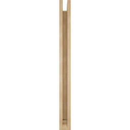 Ekena Millwork - BKTUR0352X32X40LEC01RCPR - Timberthane Faux Wood Legacy Style Bracket w/ Offset Brace, Traditional Ends, 3 1/2"W x 32"D x 40"H, Primed Tan